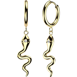 Earring Snake Dangle 1 Pair
