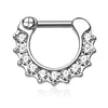 Septum Piercing Clicker Zirconia Clicker