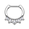 Septum Piercing Clicker Clicker 5 Zirconia