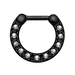 Piercing Septum  Clicker con zirconi Clicker