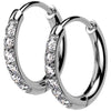 Hoop Earrings zirconia