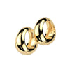 Earcuff clip ovale larga non perforante