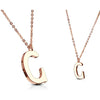 Necklace Letters A-Z Roségold
