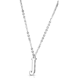 Necklace 316L Pendant with Chain Alphabet Initial
