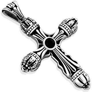 Croce celtica Argento e nero