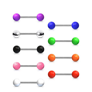 Titanio Barbell Sfera in acrilico