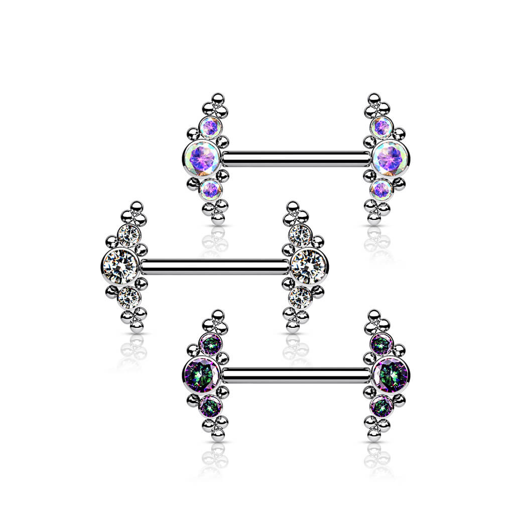 PEAKLINK Piercing Per Capezzolo Con Filettatura Interna, 14 G, In - Foto 9