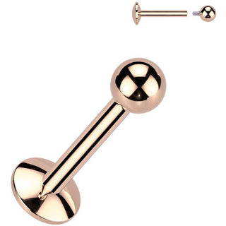 Titanio Labret palla base da 4 mm Filettatura Interna