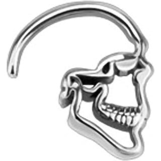 Stretcher 316L Skull Hanging Taper
