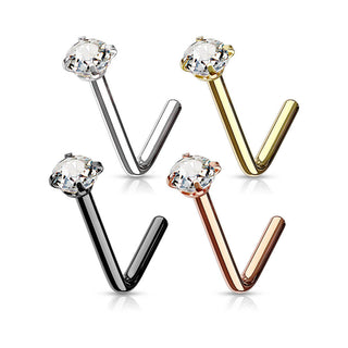 Nose L-Shape Zirconia Round, 4  pieces