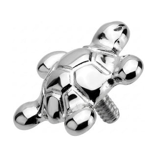 Titanium Top Sea Turtle Ocean Creature Internally Threaded
