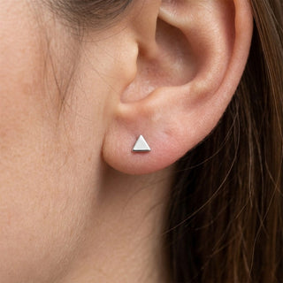 Titanium Earring Triangle Geometric Shape