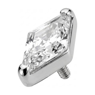 Titanium Top Kite Shaped Zirconia Internally Threaded