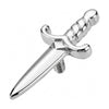 Titanium Top Dagger Blade Shape Internally Threaded