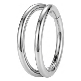 Titanium Ring Double Circle Clicker