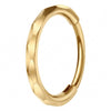 Titanium Ring Faceted Clicker