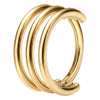 Titanium Ring Triple Band Clicker