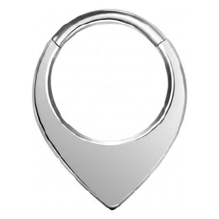 Titanium Ring Teardrop Clicker