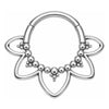 Titanium Ring Lotus Flower Clicker
