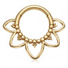 Titanium Ring Lotus Flower Clicker