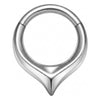 Titanium Ring Teardrop Clicker