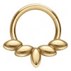 Titanium Ring 5 Marquise Fan Clicker