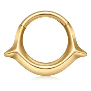Titanium Ring Tribal Clicker