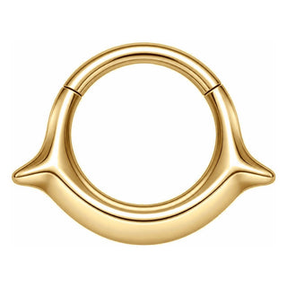 Titanium Ring Tribal Clicker