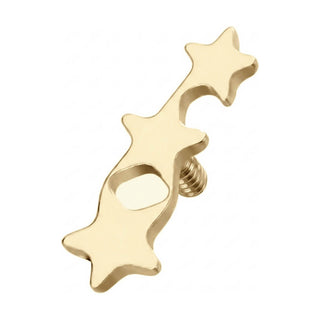 Titanium Top Three Stars Constellation Internally Threaded