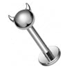 Titanium Labret Devil Internally Threaded