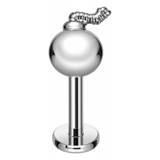 Titanium Labret Bomb Internally Threaded