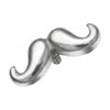 Titanium Top Curled Mustache Shape Internally Threaded