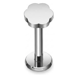 Titanium Labret Flower Internally Threaded