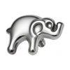 Titanium Top Elephant With Raised Trunk Internally Threaded