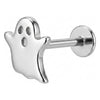Titanium Labret Ghost Internally Threaded