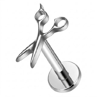 Titanium Labret Scissors Internally Threaded