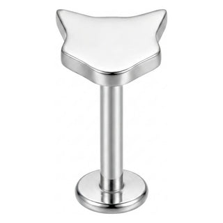Titanium Labret Cat Internally Threaded