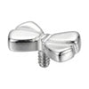Titanium Top Tied Ribbon Bow Internally Threaded