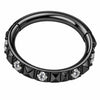 Ring Alternating Stones And Pyramids Clicker