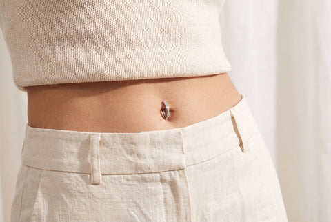 Piercing ombelico anello