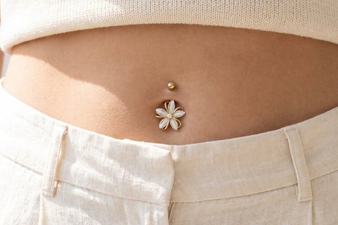 Piercing Ombelico Fiore